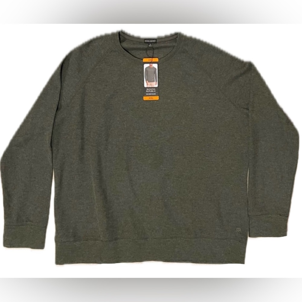 Banana Republic Men’s Crew Pullover Olive Night size XXL